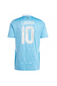 België Romelu Lukaku #10 Voetbaltruitje Uit tenue EK 2024 Korte Mouw